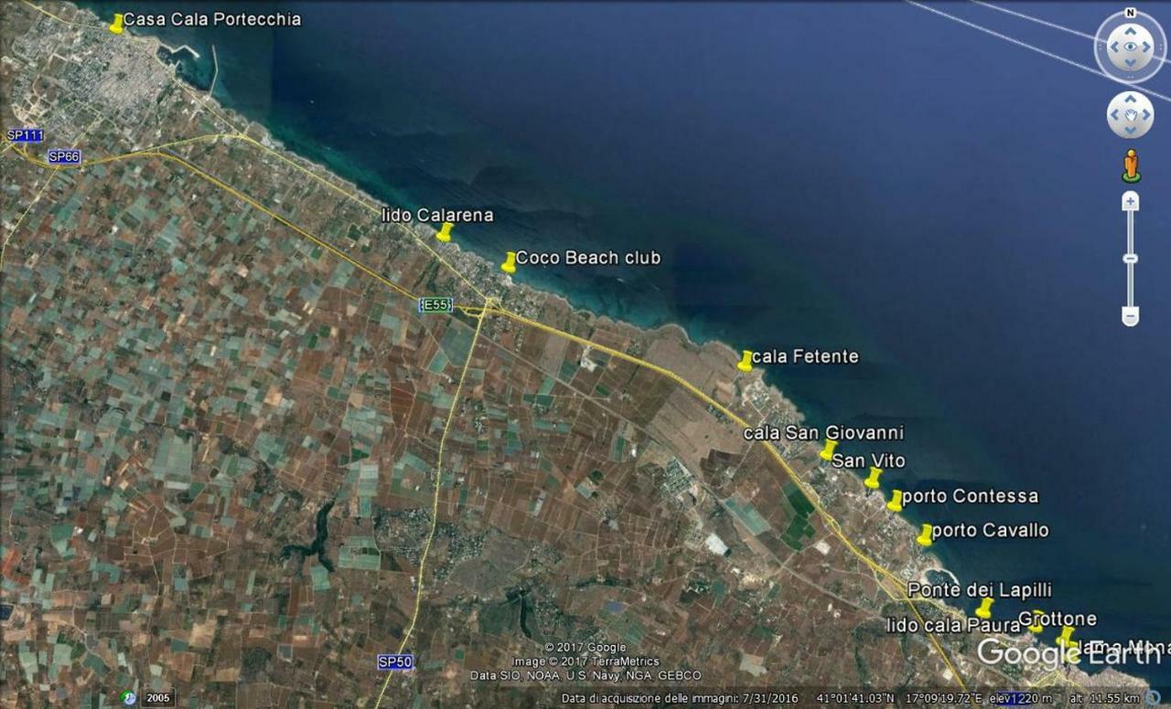 Casa Cala Portecchia Мола ди Бари Екстериор снимка